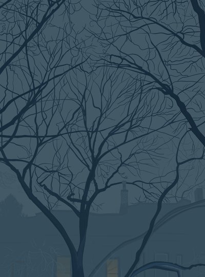 Blue Dusk, February by Evan Sklar