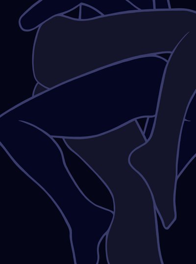 Blue Legs by Evan Sklar