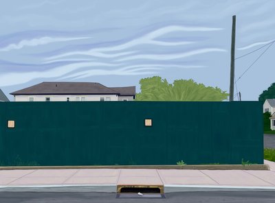 Construction Shed, Brooklyn by Evan Sklar