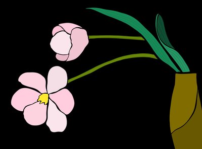 Pink Flowers by Evan Sklar