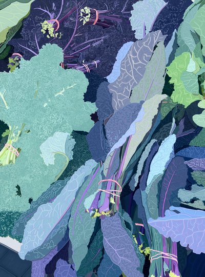 Purple Kale by Evan Sklar