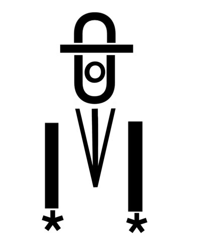 The Son of Man Made with Typography by Evan Sklar