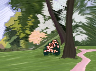 Windy Morning, Prospect Park by Evan Sklar