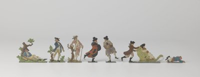 Tin Figures Made by the Moravian Brothers from Zeist by Evangelische Broedergemeente