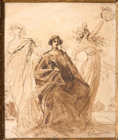 Sketch for the Social Club Forever by Evaristo Cappelli
