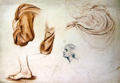 Drapery, Foot and Head for 