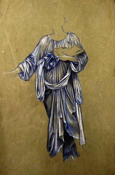 Study for the Third Standing Winged Angel by Evelyn De Morgan