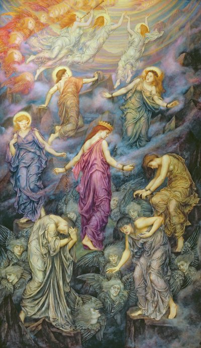 The Kingdom of Heaven Suffereth Violence by Evelyn De Morgan