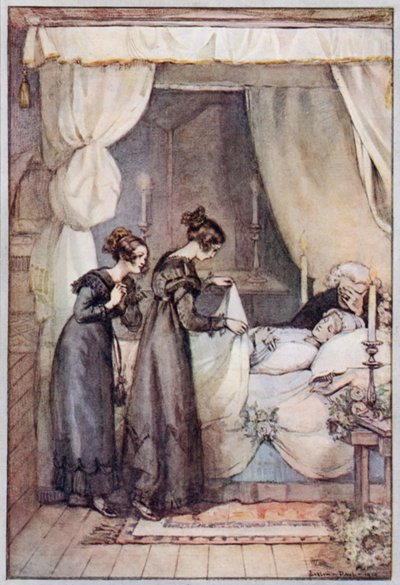 Illustration for Cranford by Mrs Gaskell by Evelyn Paul