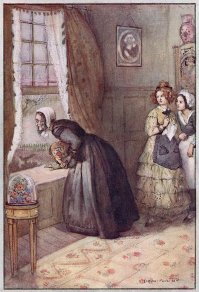 Illustration for Cranford by Mrs Gaskell by Evelyn Paul