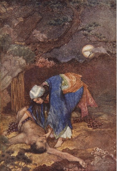 Matsu rescues Teoyo, illustration from 