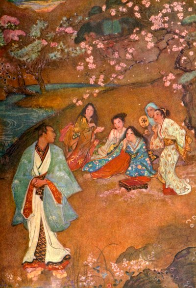 Shinge and Yoshisawa by the Violet Well, 1912 by Evelyn Paul