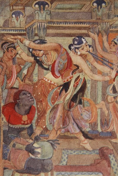 The Goddesses as Dancing-girls, illustration from 