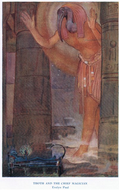 Thoth and the chief magician, illustration from 