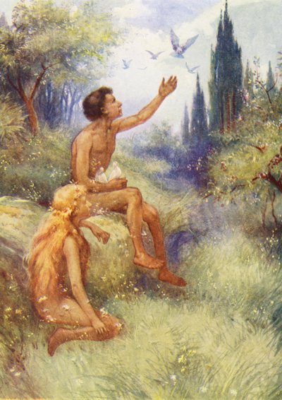 Adam and Eve by Evelyn Stuart Hardy