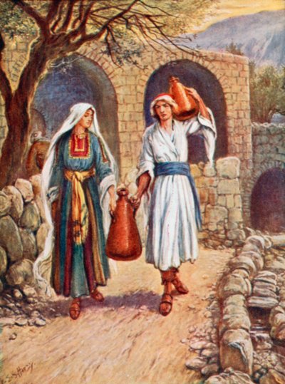 Helping His Mother by Evelyn Stuart Hardy