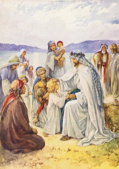 Jesus Blessing the Children by Evelyn Stuart Hardy