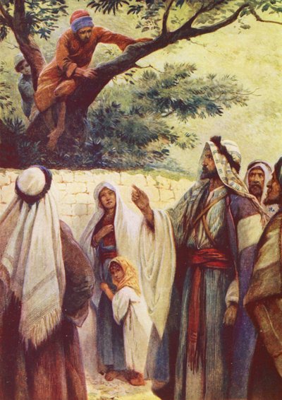 Jesus and Zacchaeus by Evelyn Stuart Hardy