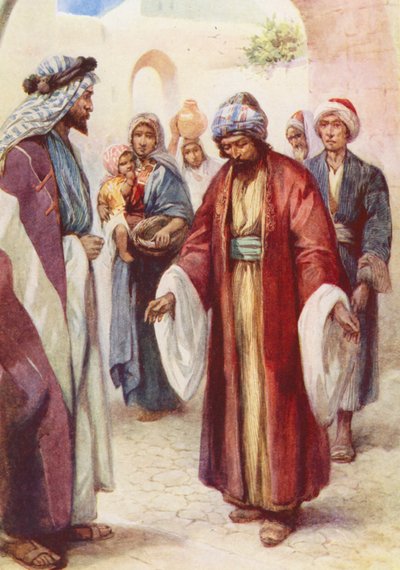 Jesus and the Nobleman whose Son he cured by Evelyn Stuart Hardy