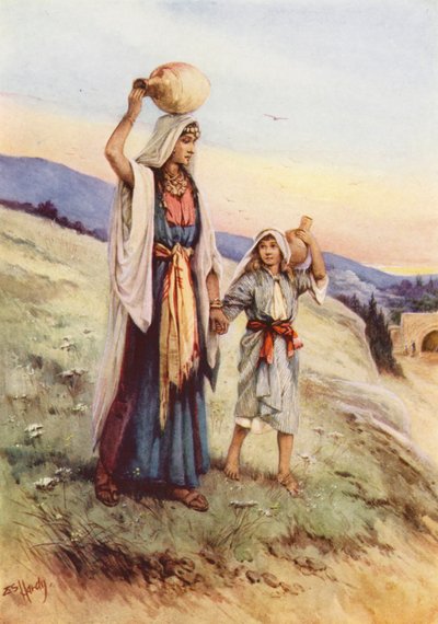 Jesus helping his Mother by Evelyn Stuart Hardy
