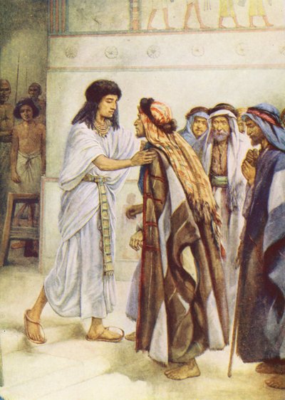 Joseph Forgives His Brothers by Evelyn Stuart Hardy