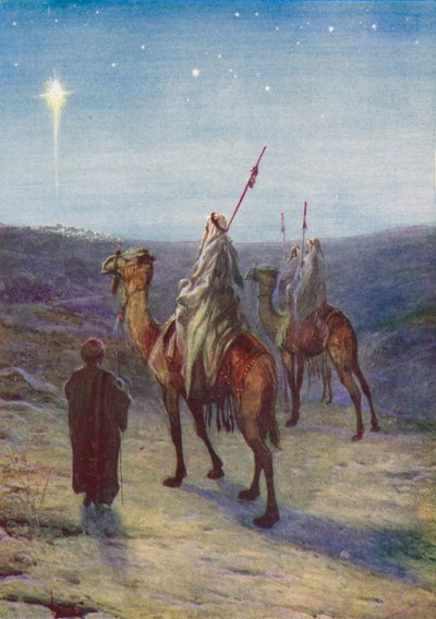 The Wise Men following the Star by Evelyn Stuart Hardy