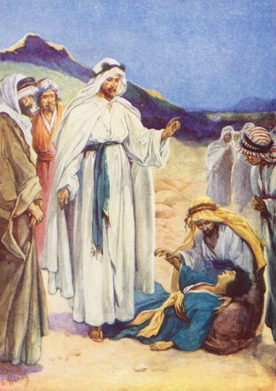 The Deaf and Dumb Boy Healed by Evelyn Stuart Hardy