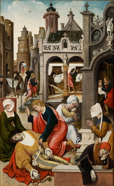 Scene from the life of Saint Roch by Everaert Orley