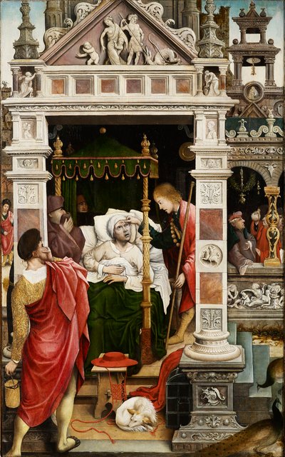 Scene from the life of Saint Roch by Everaert Orley