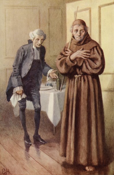 Illustration for A Sentimental Journey by Laurence Sterne by Everard Hopkins