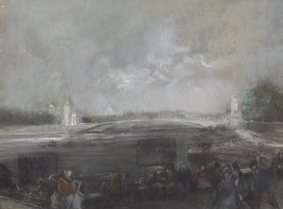 Alexander Bridge, Paris by Everett Shinn