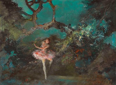 Ballet Girl on Stage by Everett Shinn