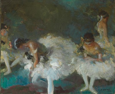 Dancers Backstage by Everett Shinn