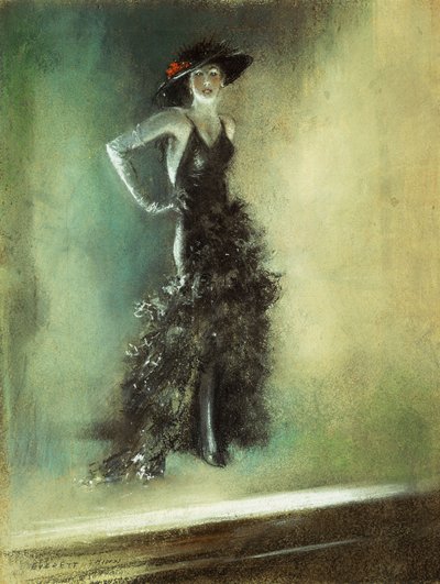 Stage - The Black Dress by Everett Shinn