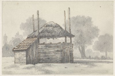 Haystack at Zoelmond, in the Betuwe by Evert Doublet