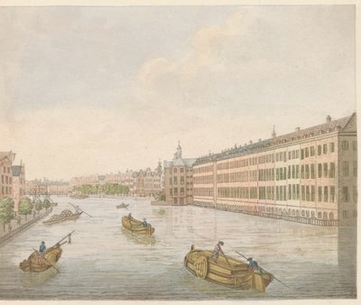 View of the Binnen-Amstel, ca. 1810-1813 by Evert Maaskamp