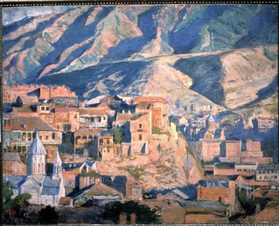 View of Tbilisi, Georgia by Evgeni Evgenievitch Lanceray