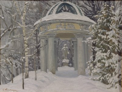 Gazebo at the Naydenov Estate by Evgeni Ivanovich Stolitsa