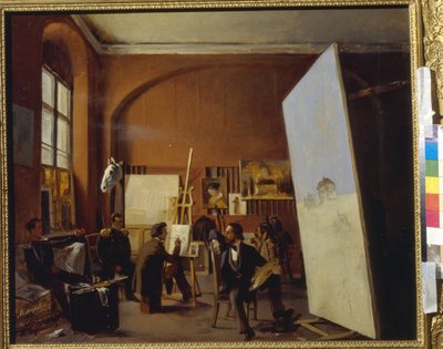 Studio of The Painter Count V. Maksutov by Evgraf Sorokine