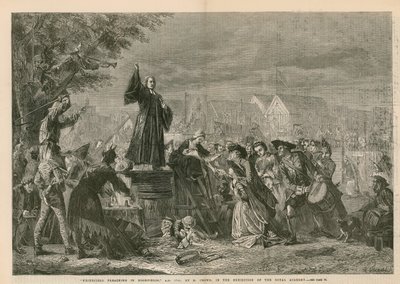 George Whitefield Preaching in Moorfields, AD 1742 - in the Exhibition of the Royal Academy by Eyre Crowe