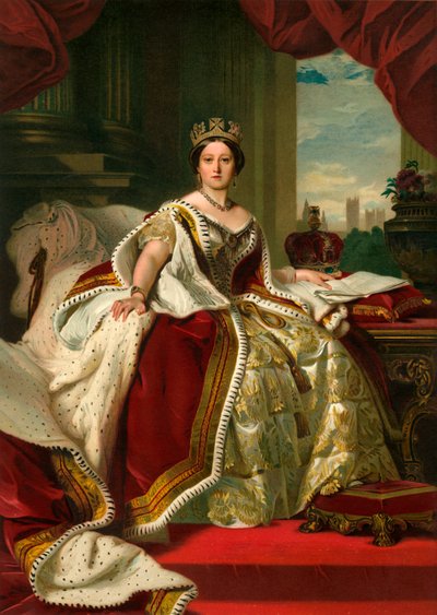 Her Majesty The Queen in Her Robes of State by Eyre and Spottiswoode