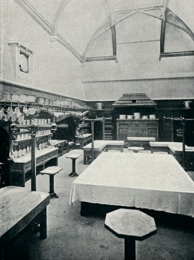 The Royal Kitchen at Windsor Castle by Eyre and Spottiswoode