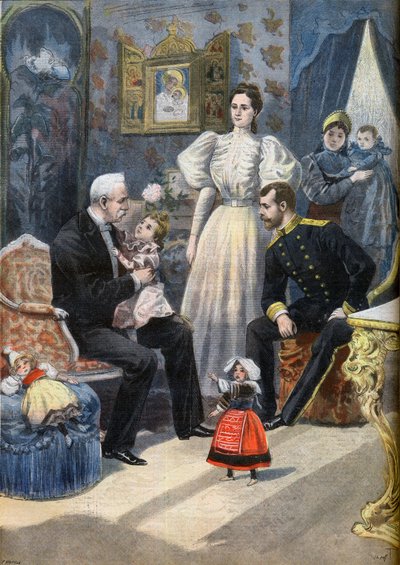 Visit of French President Felix Faure to Russia by F.L. & Tofani Oswaldo (1849 1915) Meaulle