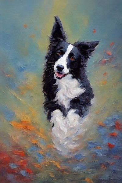 Beautiful Cute Dog Portrait by F. Abderrahim