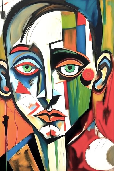 Sad Portrait by F. Abderrahim