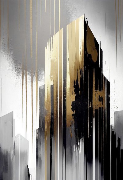 Minimal Architectural Abstract Building by F. Abderrahim
