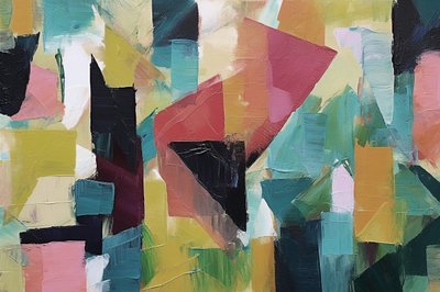 Minimalist Geometric Abstract by F. Abderrahim