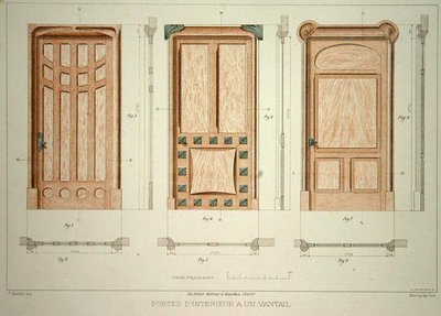 Designs for doors, illustration from 