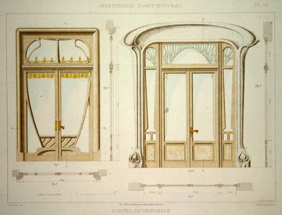 Designs for hall doors, illustration from 