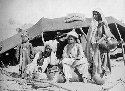 Three Generations of Brahui Nomads, East Balochistan, 1902 by F. Bremner